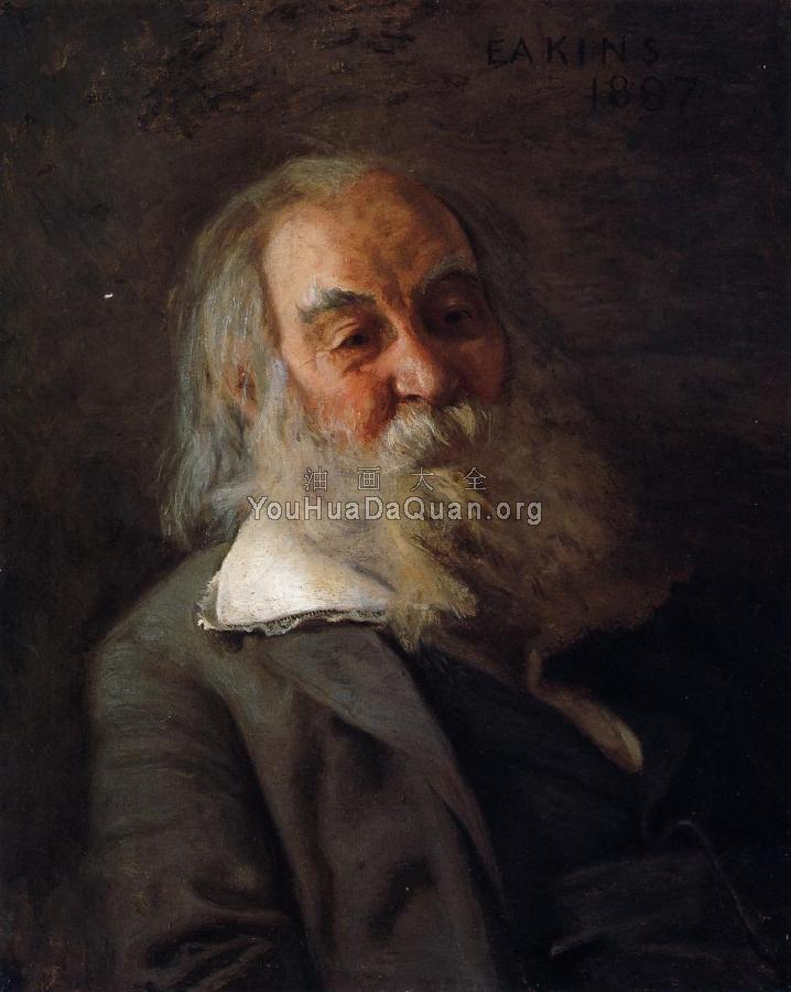 Portrait of Walt Whitman - 托马斯·伊肯斯